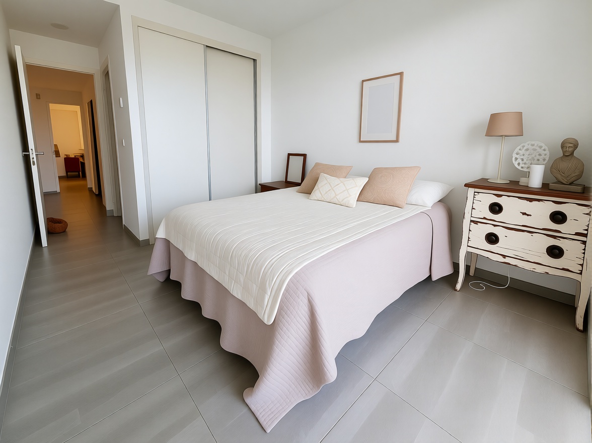 Piso en primera línea de playa en San Juan de los Terreros — Dormitorio