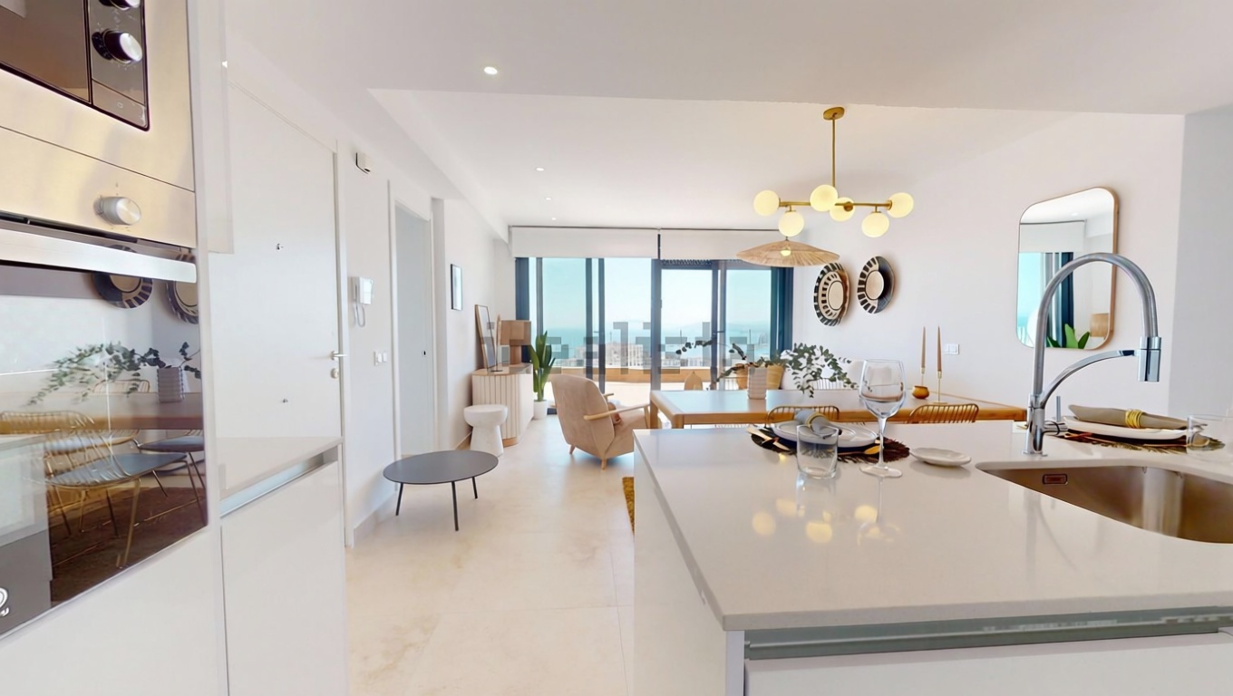 Apartamento em primeira linha de praia em Águilas — Casa banho