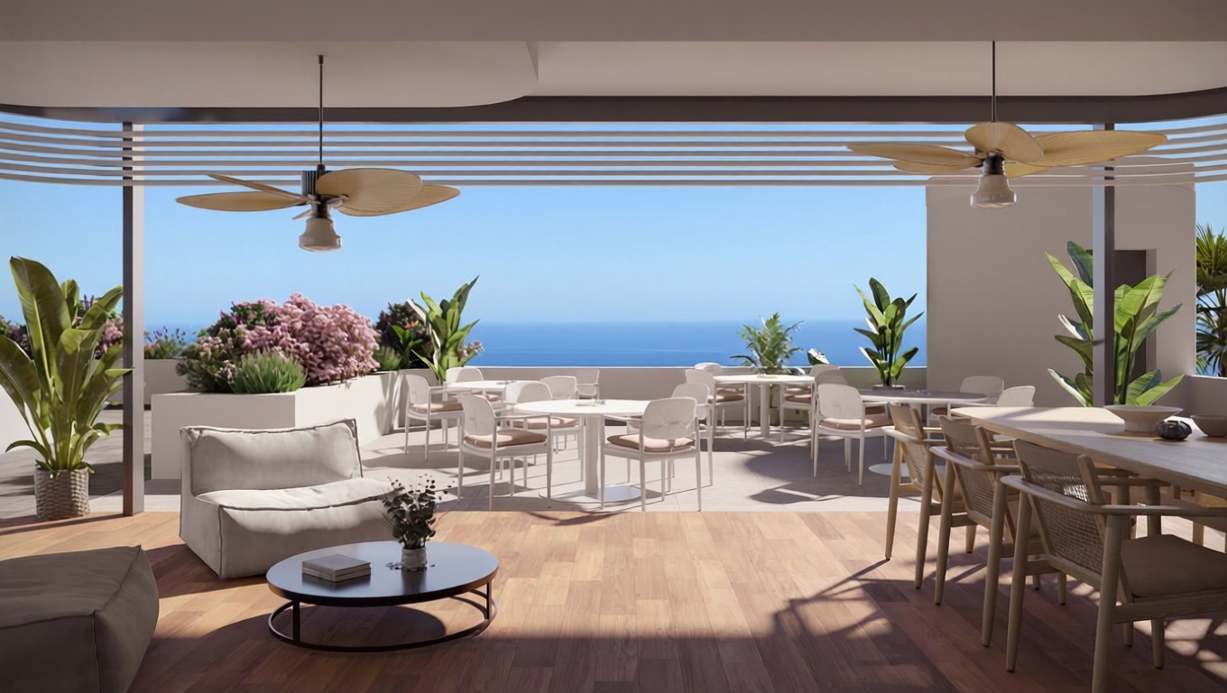 Appartement en première ligne de plage à Águilas — Terrasse mer