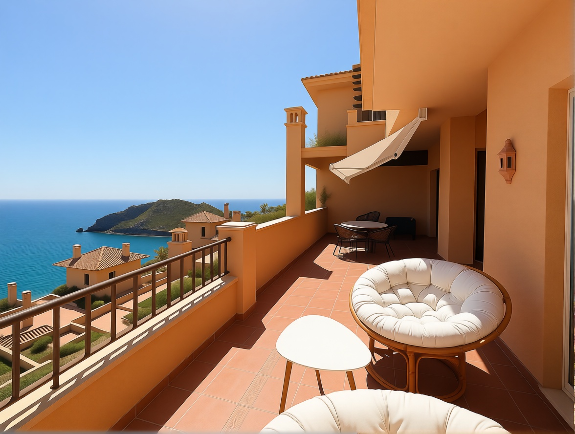 Seafront attic in Águilas — Sea terrace