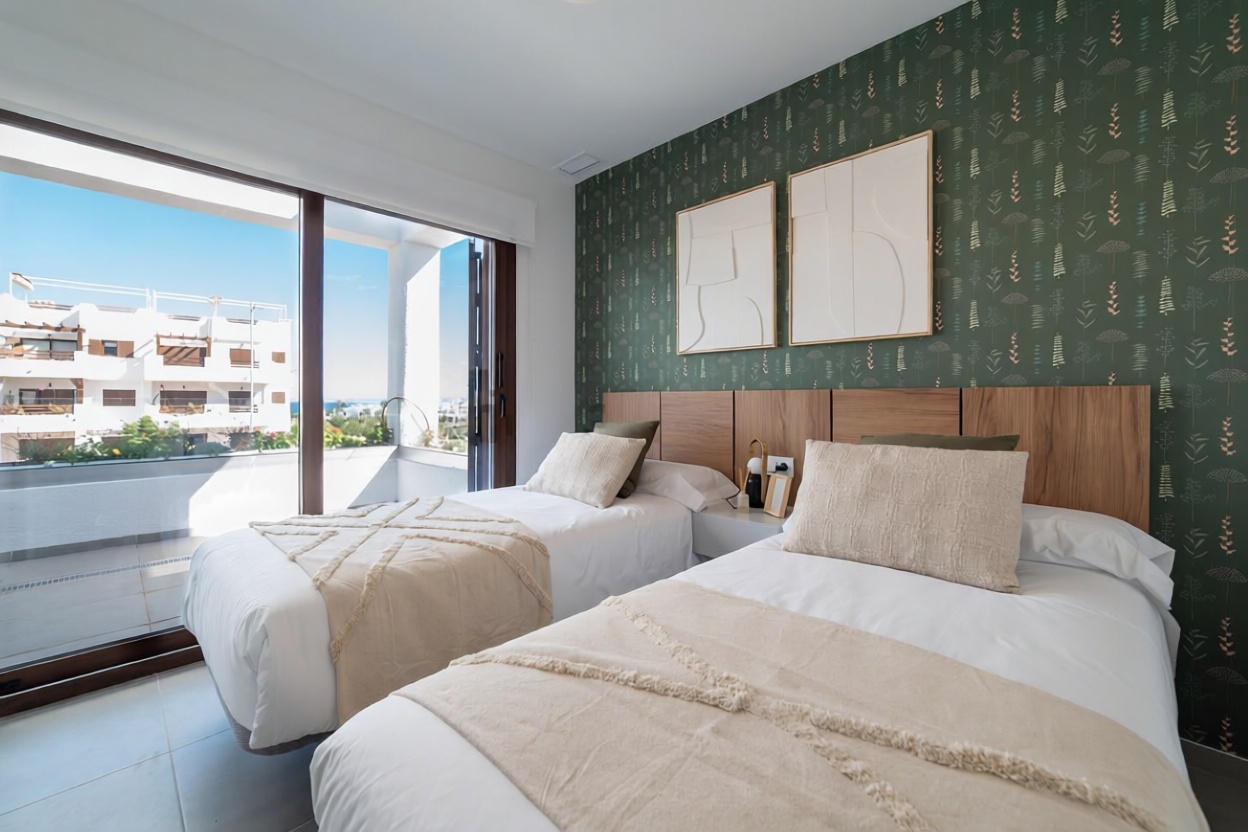 Chalet avec accès direct à la plage à San Juan de los Terreros — Chambre