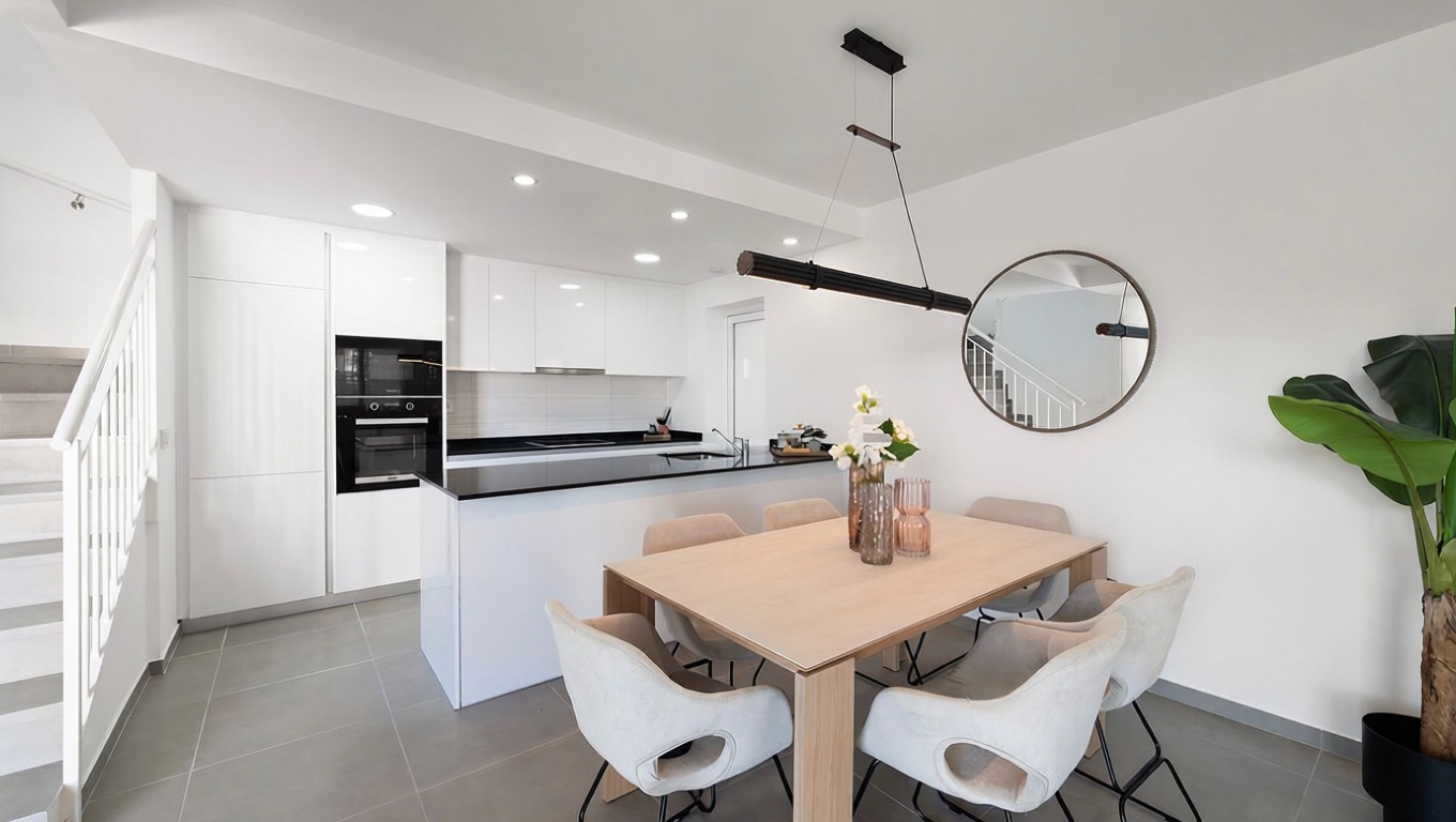 Chalet con acceso directo a playa en San Juan de los Terreros — Cocina