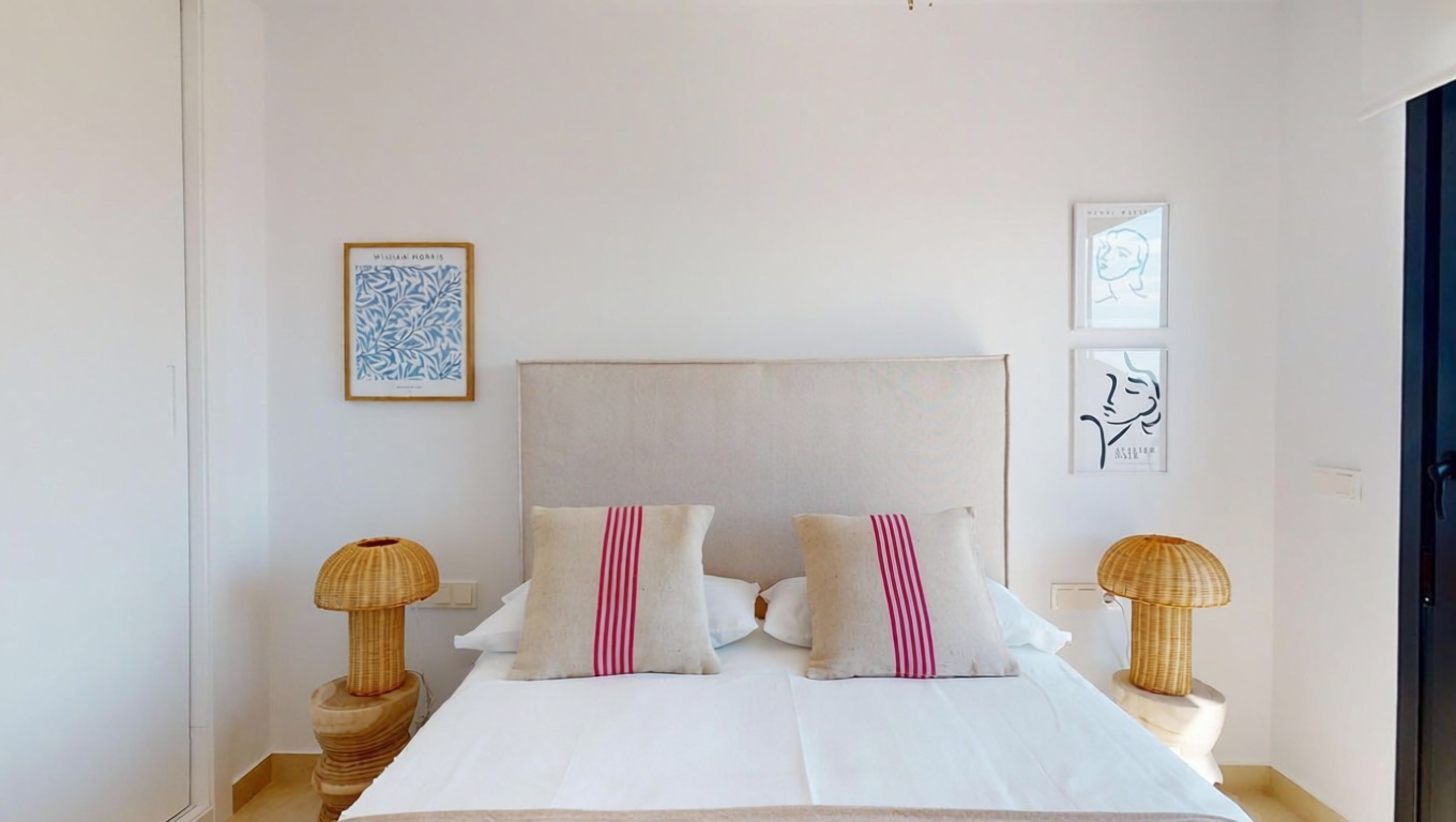 Appartement en première ligne de plage à Águilas — Chambre
