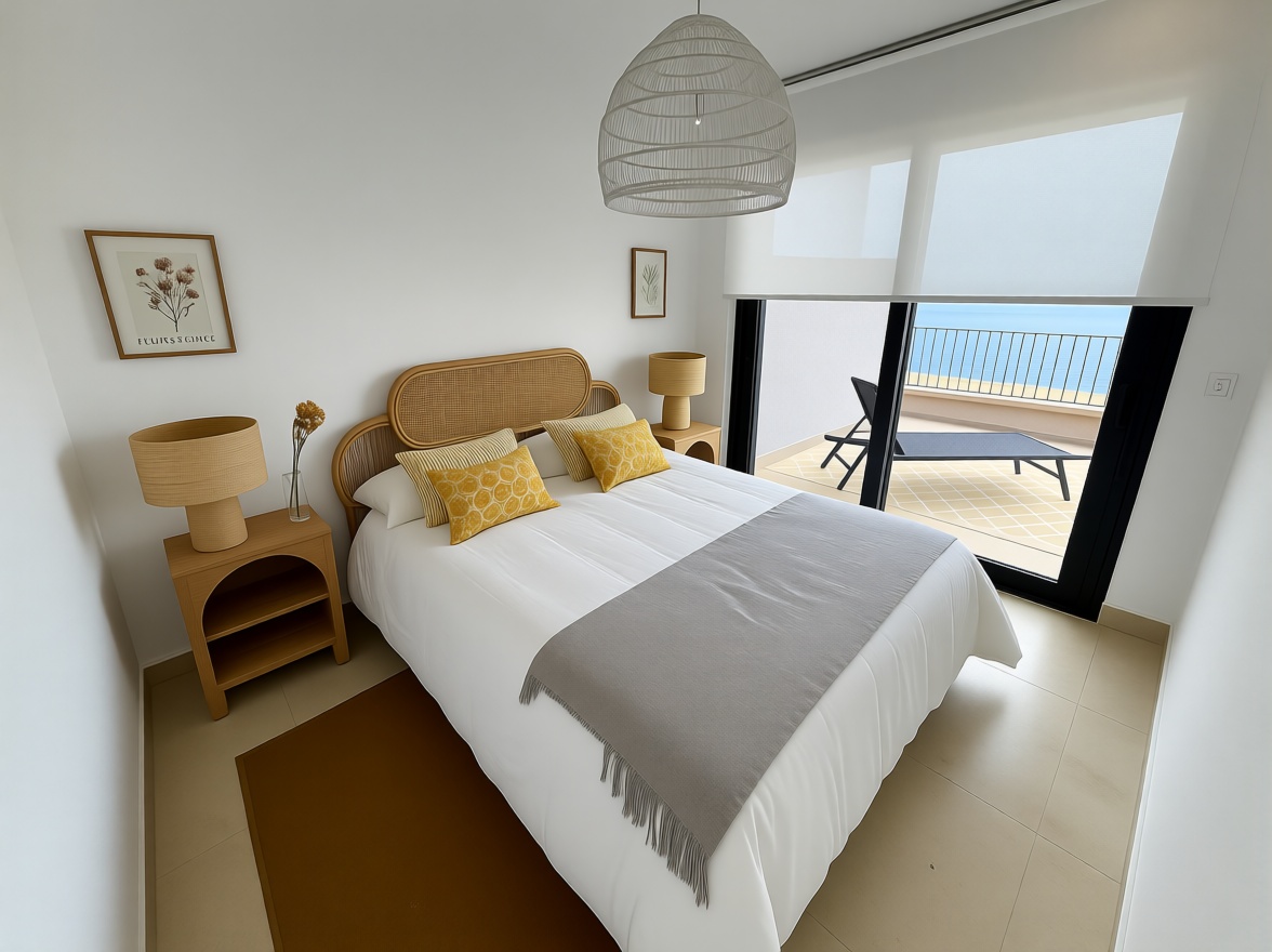 Piso en primera línea de playa en Águilas — Dormitorio