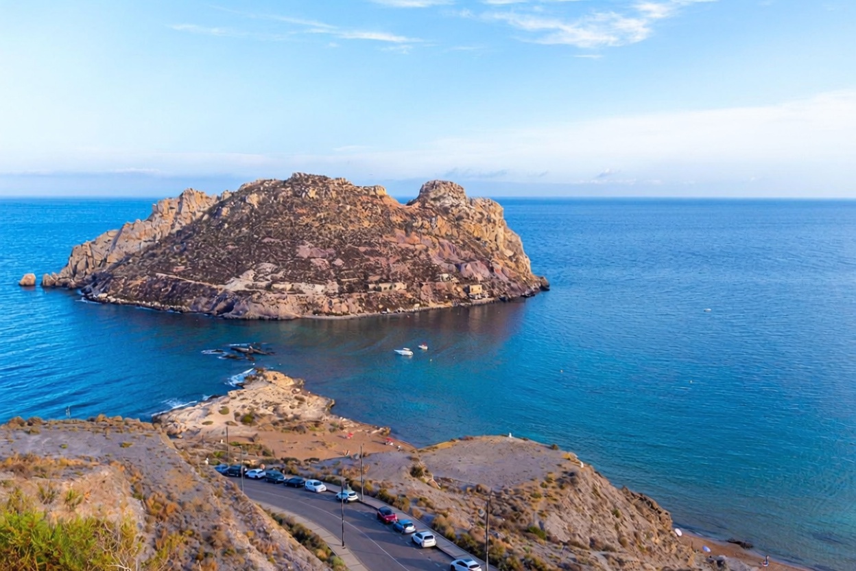 Appartement en première ligne de plage à Águilas — Vue mer