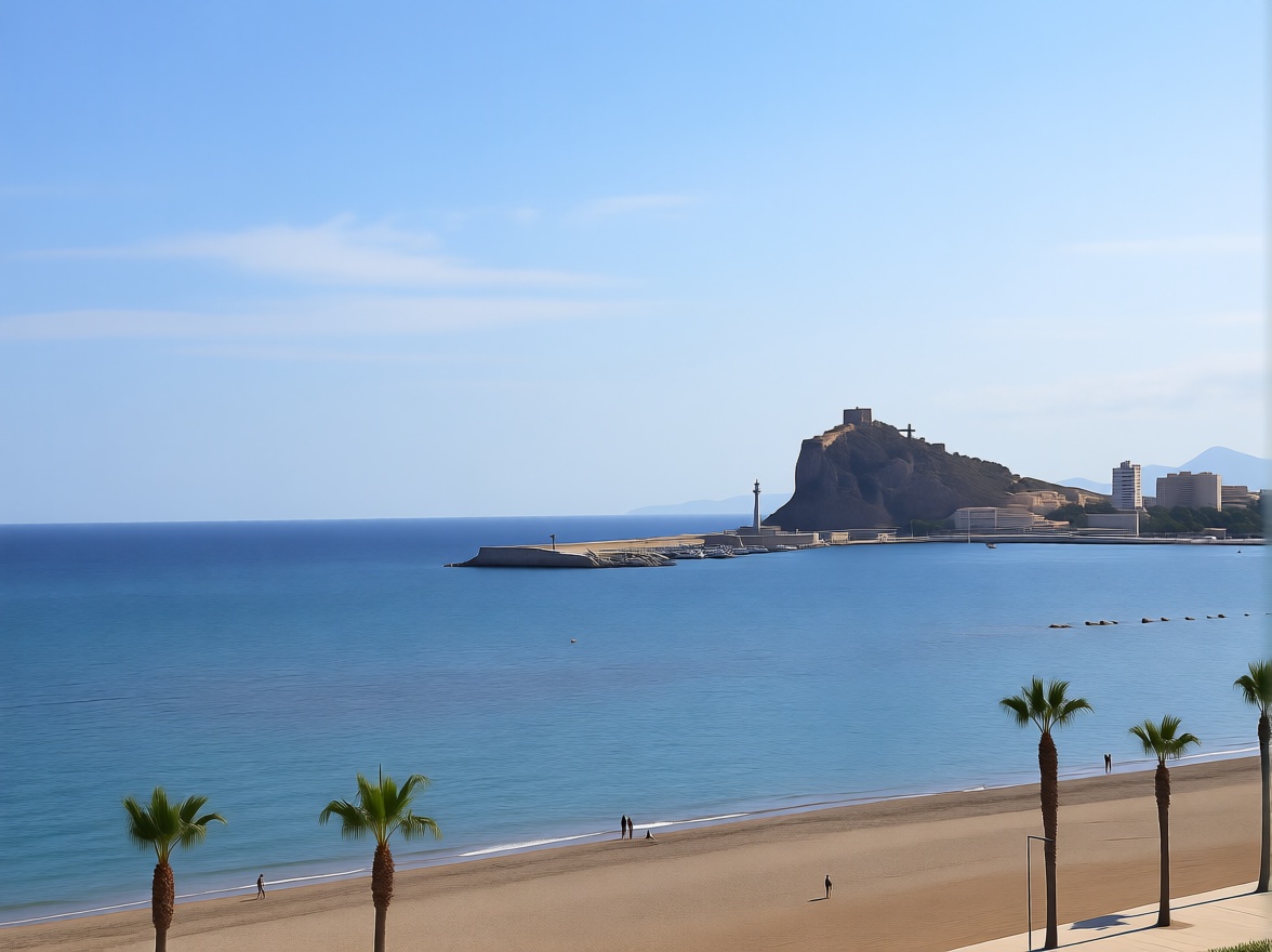 Appartement en première ligne de plage à Águilas — Vue mer