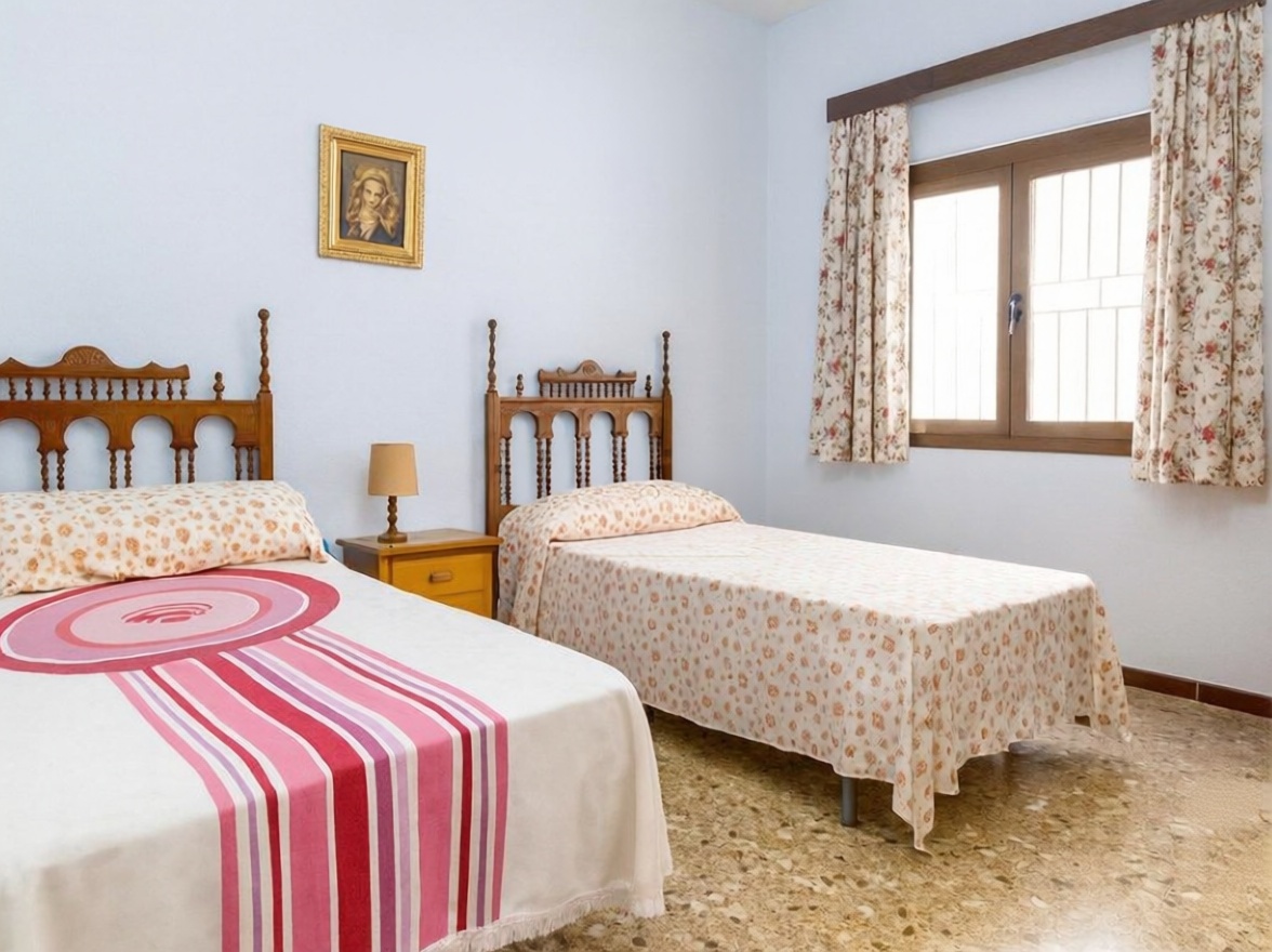 Chalet con acceso directo a playa en San Juan de los Terreros — Baño