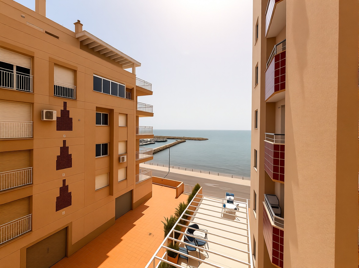 Appartement en première ligne de plage à Águilas — Vue mer