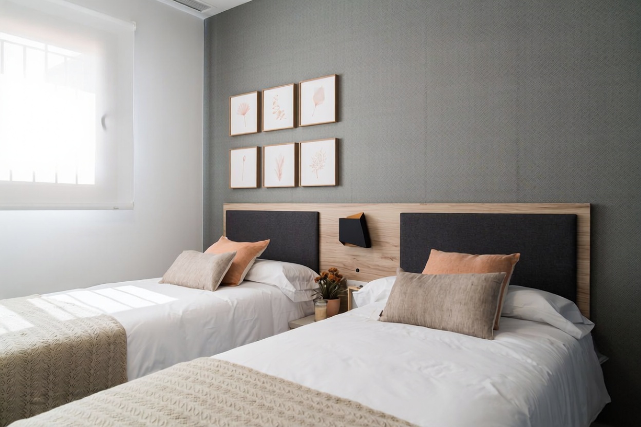 Penthouse in erste Meereslinie in San Juan de los Terreros — Bad