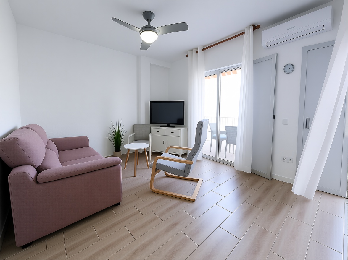 Beachfront flat in Ajo — Living room