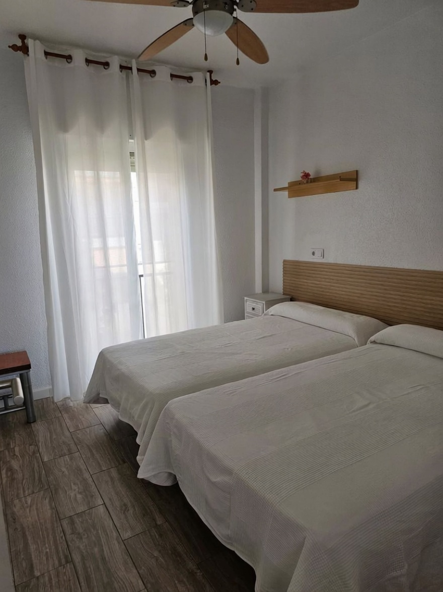 Wohnung in erste Strandlinie in San Juan de los Terreros — Schlafzimmer