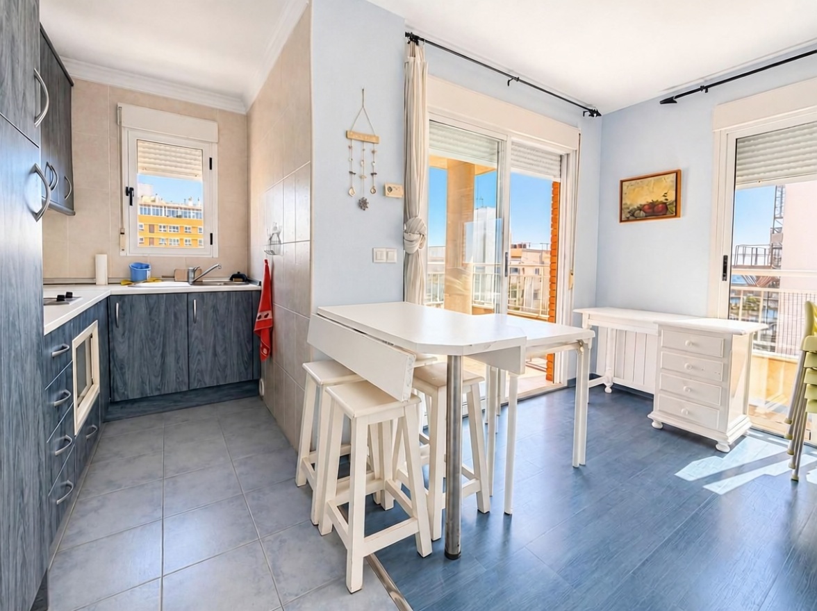 Appartement en première ligne de plage à Águilas — Cuisine