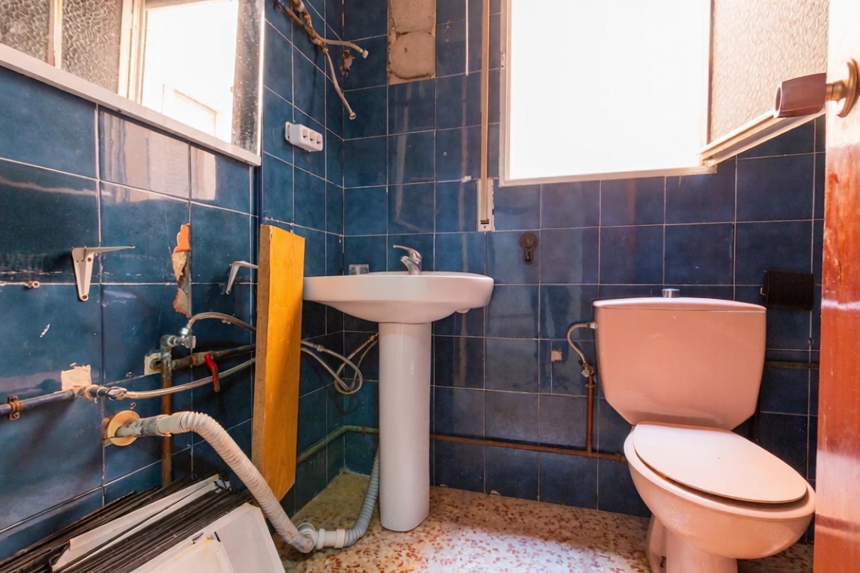 Appartement en première ligne de plage à Águilas — Sanitaires