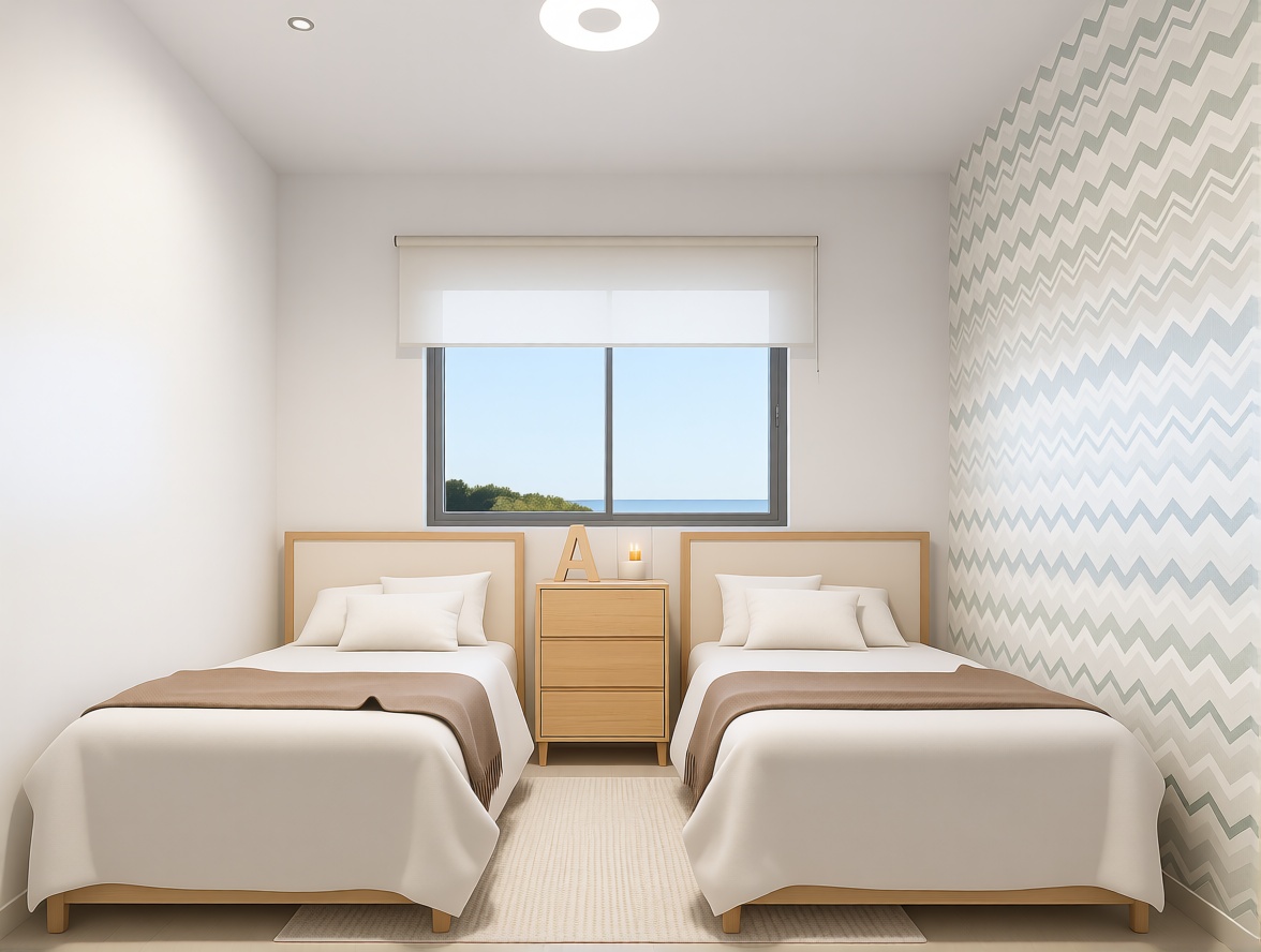 Ático en primera línea de mar en San Juan de los Terreros — Dormitorio