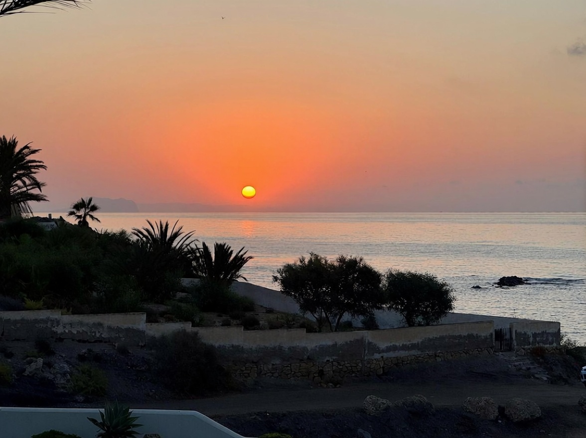 Chalet avec accès direct à la plage à Cuevas del Almanzora — Vue mer