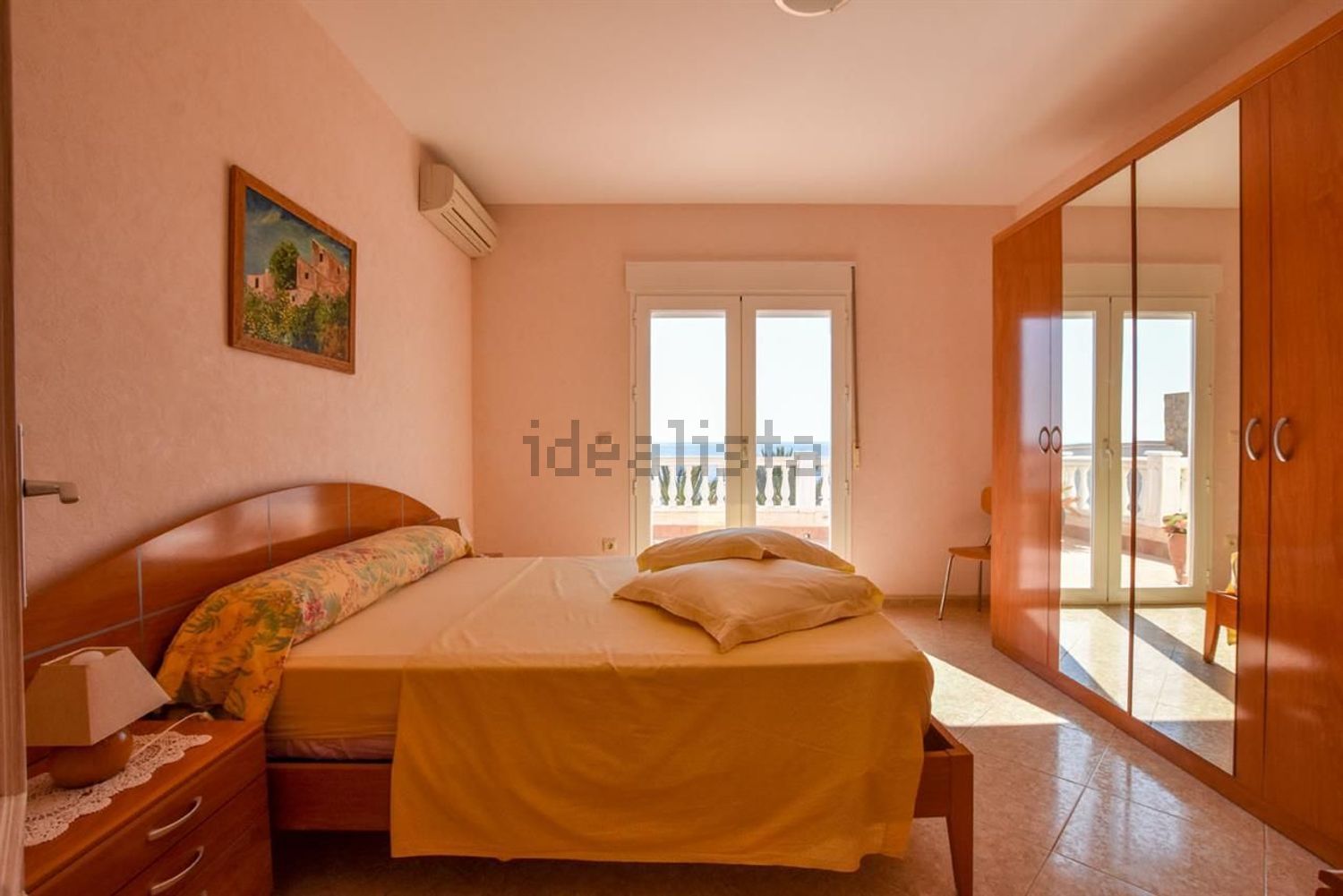 Chalet con acceso directo a playa en Cuevas del Almanzora — Dormitorio