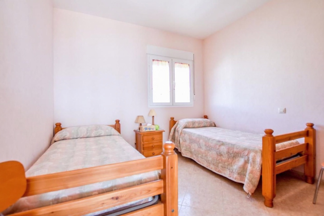 Chalet con acceso directo a playa en Cuevas del Almanzora — Dormitorio