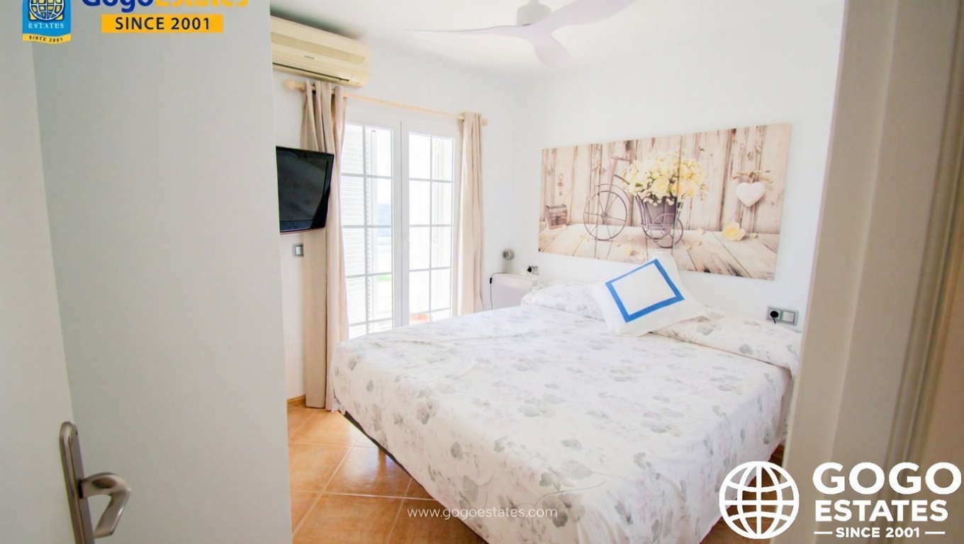 Chalet mit direkter Strandzugang in Cuevas del Almanzora — Schlafzimmer