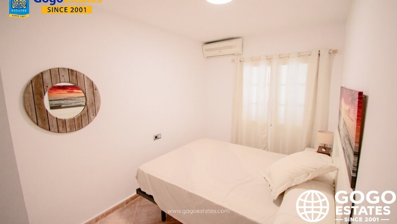 Chalet mit direkter Strandzugang in Cuevas del Almanzora — Schlafzimmer