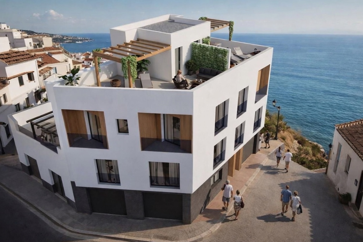 Chalet avec accès direct à la plage à Cuevas del Almanzora — Façade