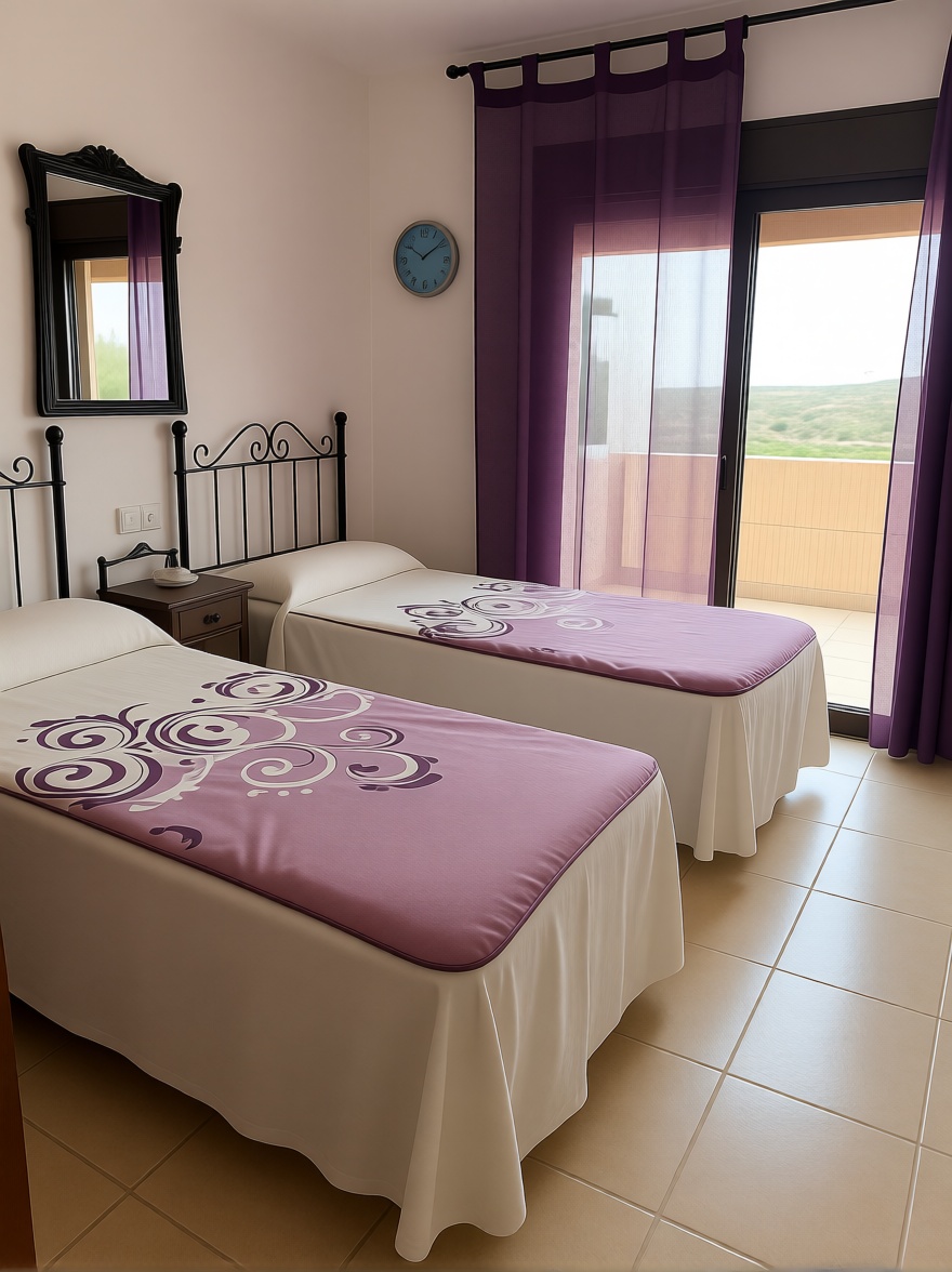 Beachfront flat in Cuevas del Almanzora — Bedroom