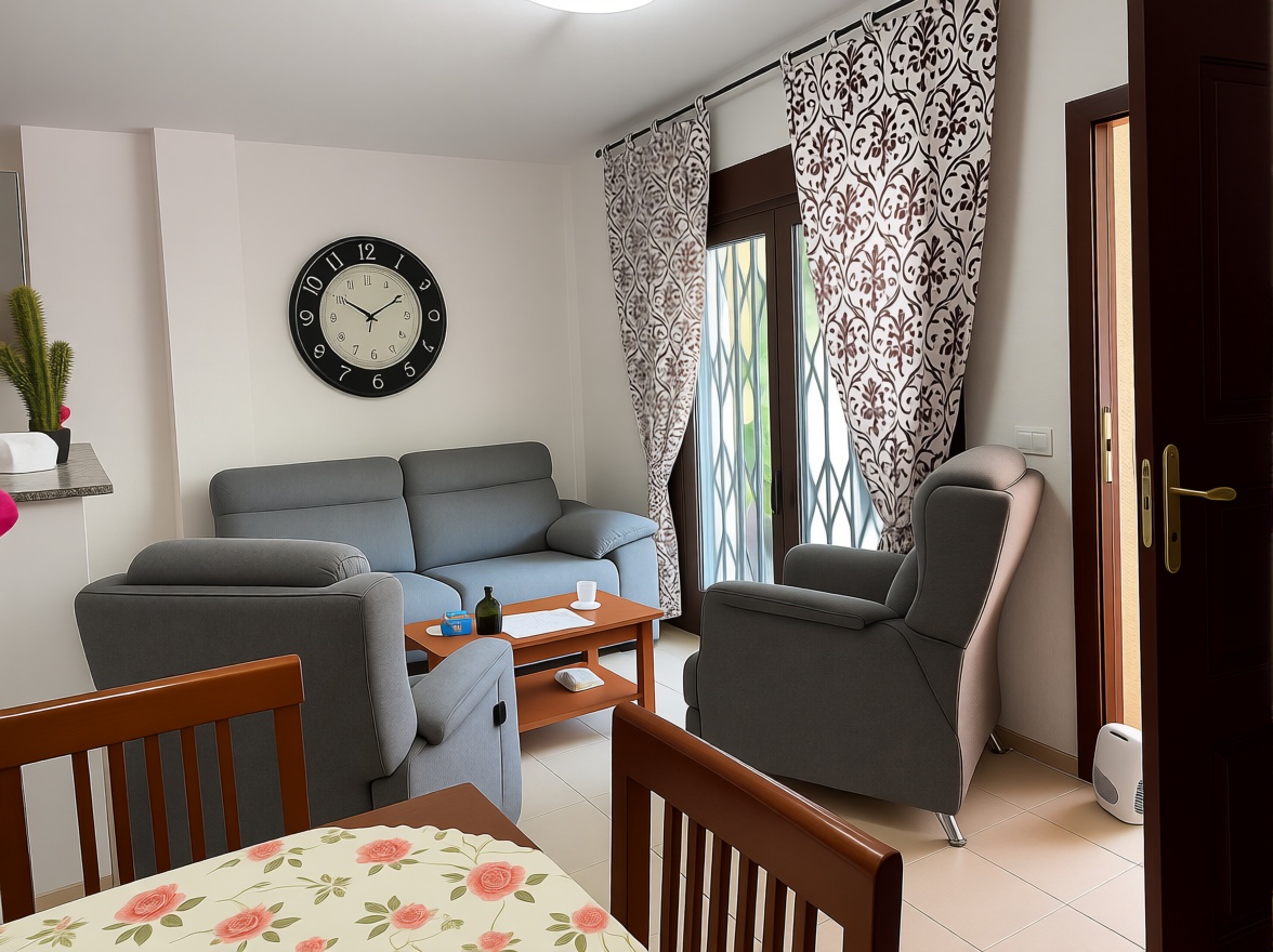 Beachfront flat in Cuevas del Almanzora — Living room