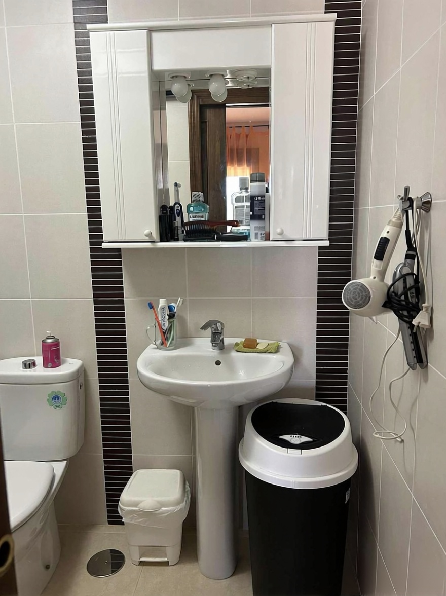 Beachfront flat in Cuevas del Almanzora — Bathroom