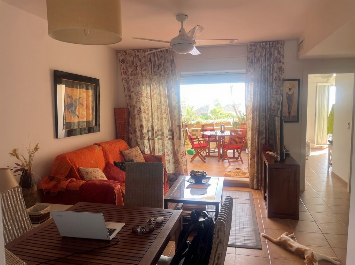 Apartamento em primeira linha de praia em Vera — Sala