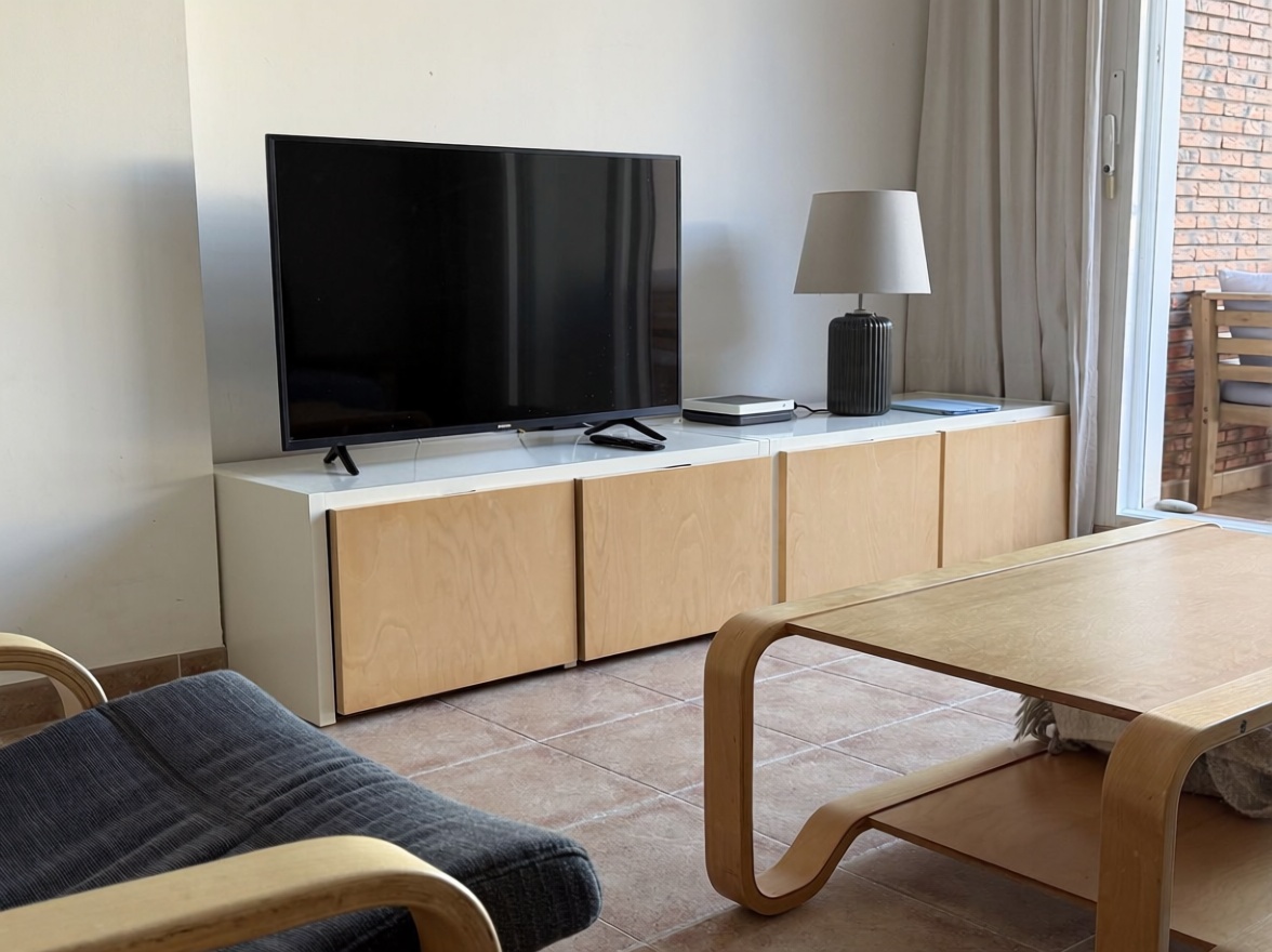 Apartamento em primeira linha de praia em Vera — Sala