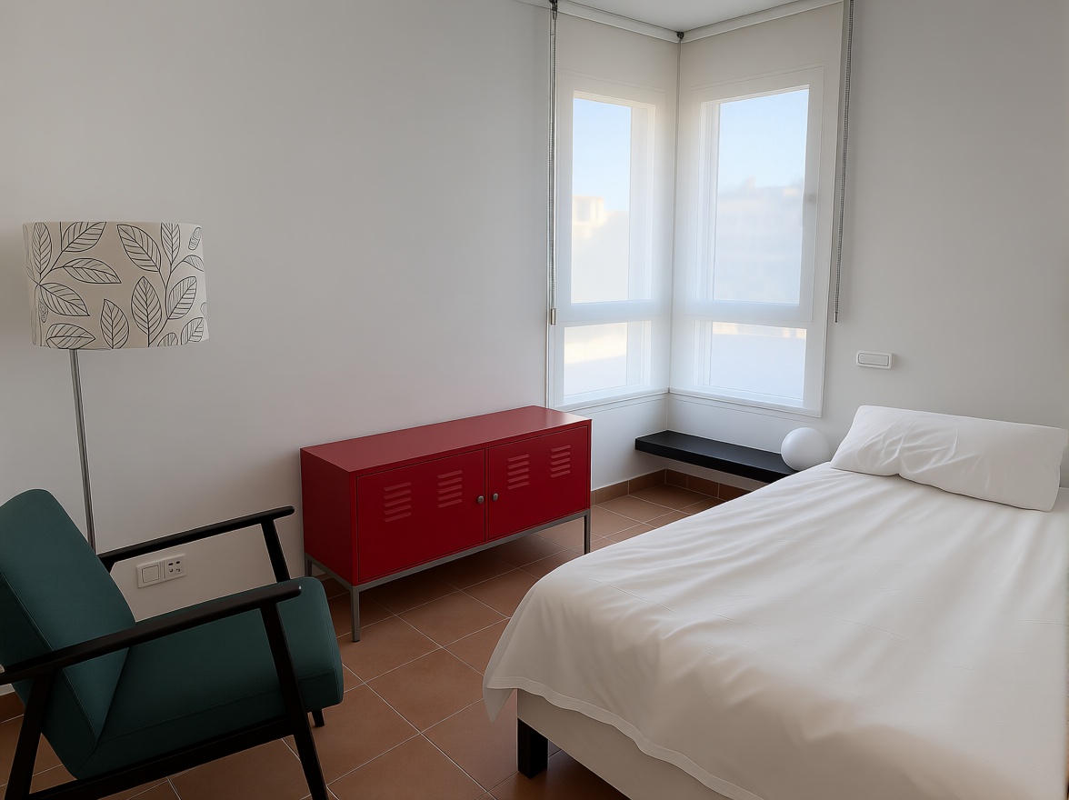 Apartamento em primeira linha de praia em Vera — Quarto
