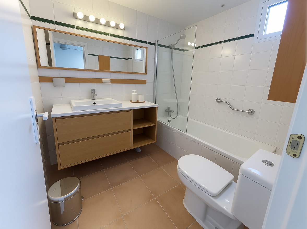 Apartamento em primeira linha de praia em Vera — Casa banho