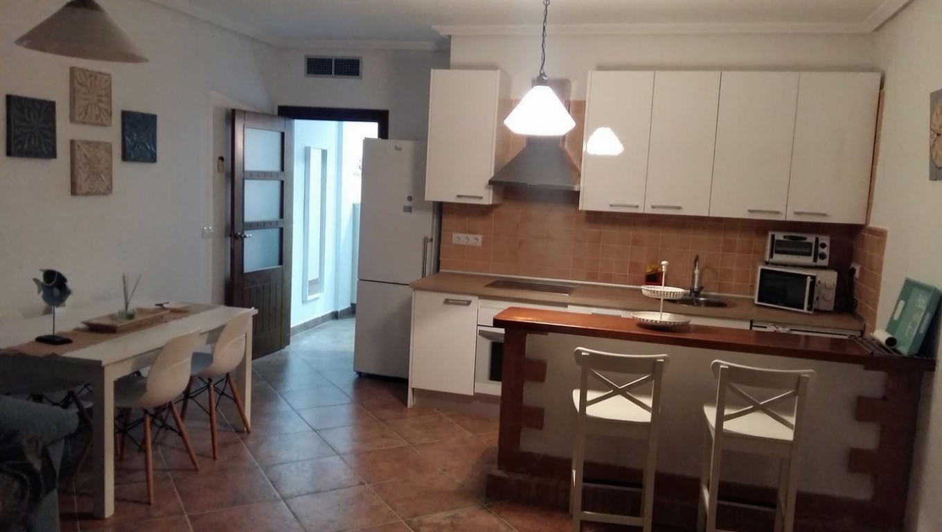 Appartement en première ligne de plage à Vera — Cuisine