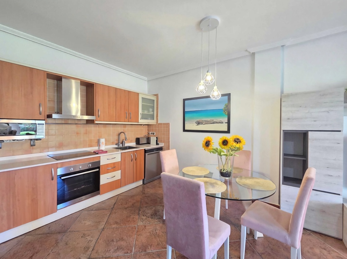 Appartement en première ligne de plage à Vera — Cuisine