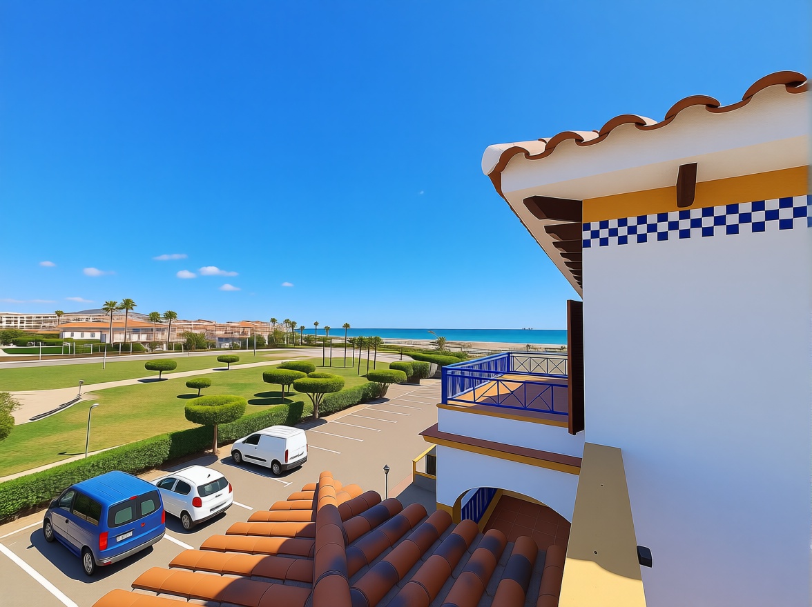 Ático en primera línea de mar en Vera — Vista mar