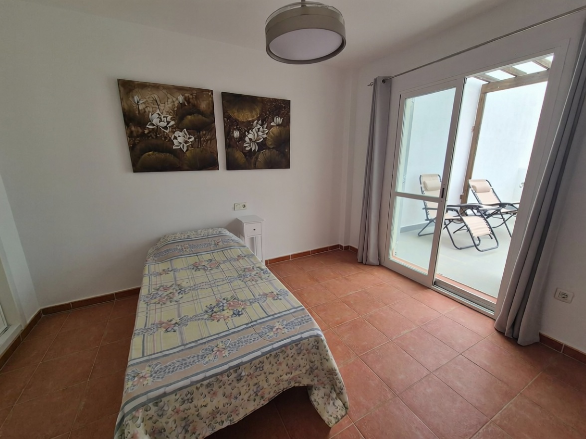 Duplex en première ligne de plage à Vera — Chambre