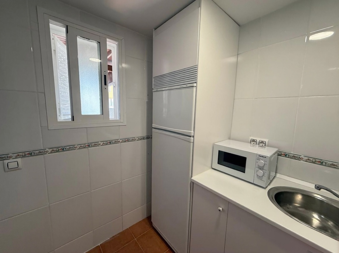 Appartement en première ligne de plage à Vera — Cuisine