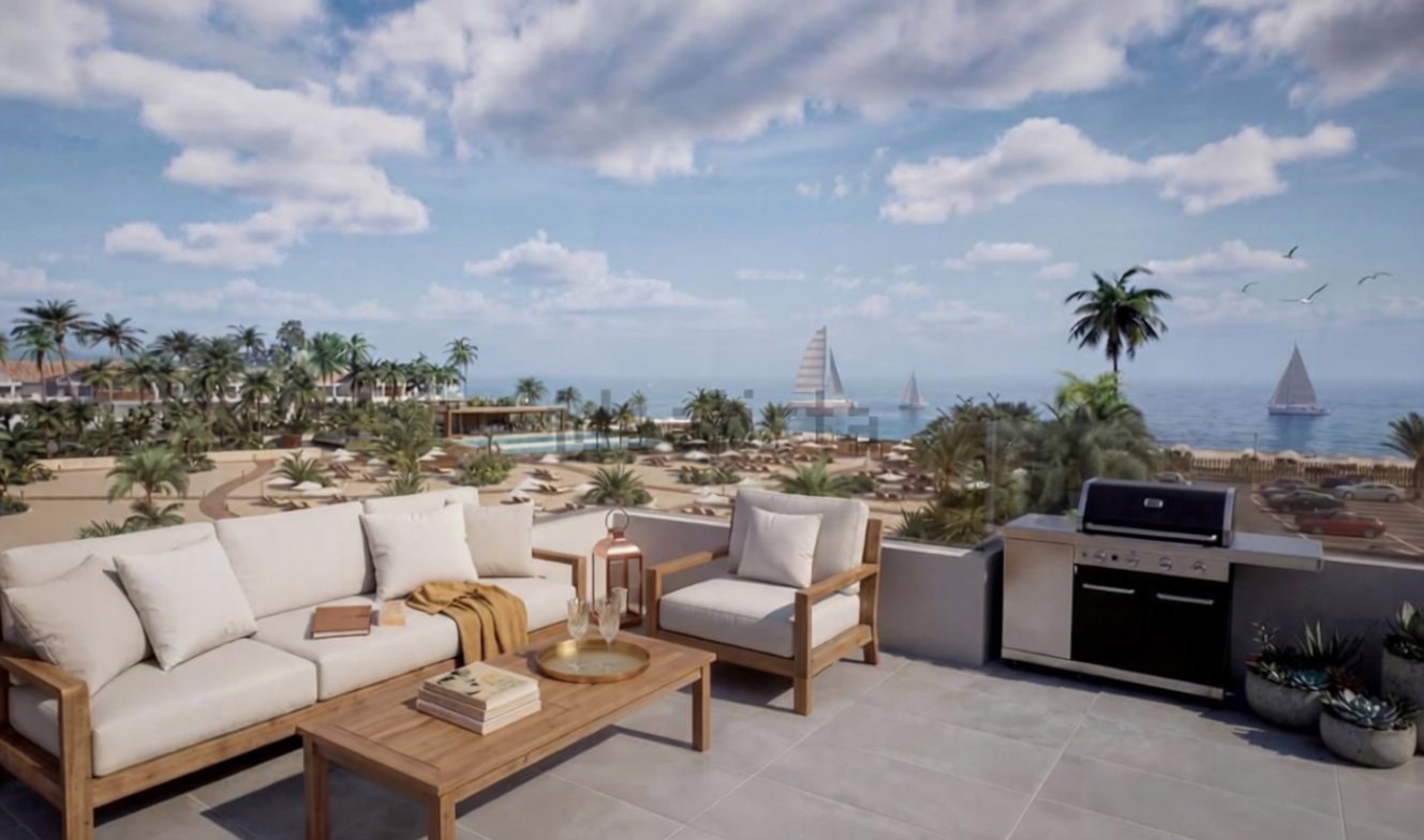 Appartement en attique en première ligne de mer à Vera