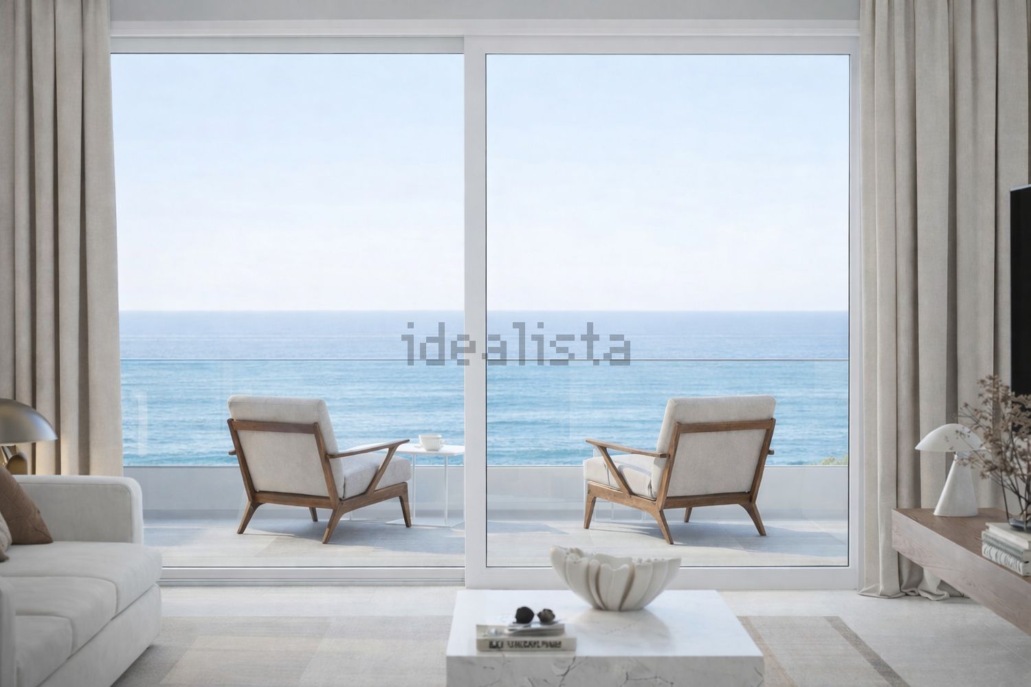 Beachfront flat in Garrucha — Sea terrace