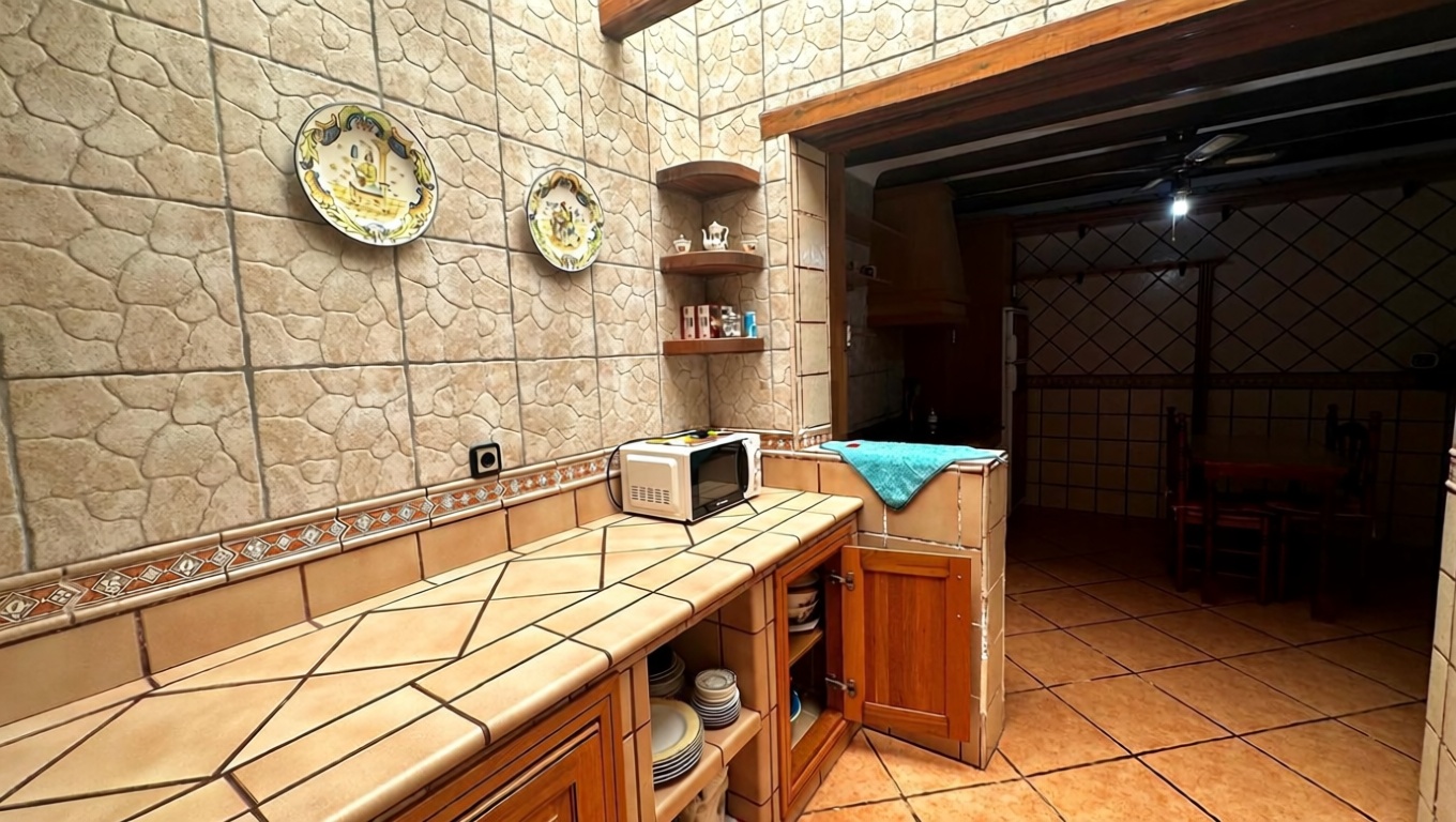Chalet con acceso directo a playa en Níjar — Baño