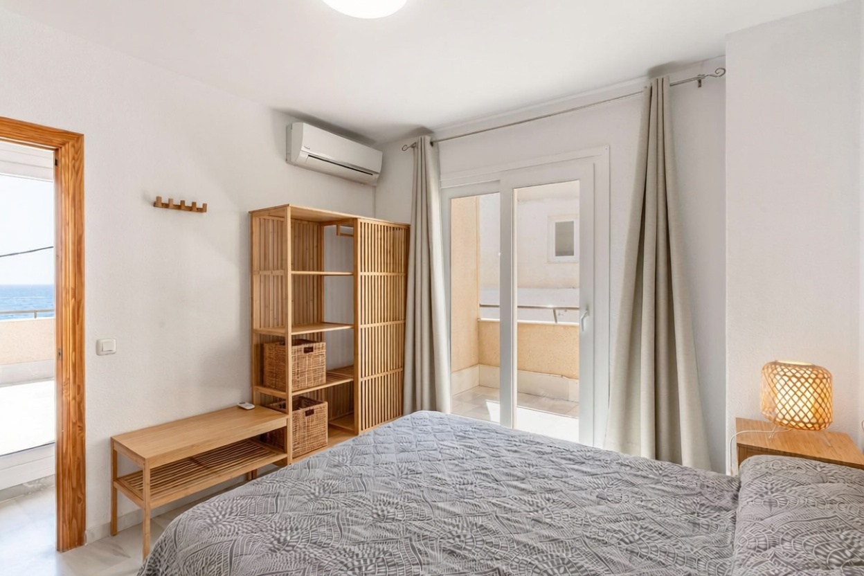 Chalet con acceso directo a playa en Níjar — Dormitorio