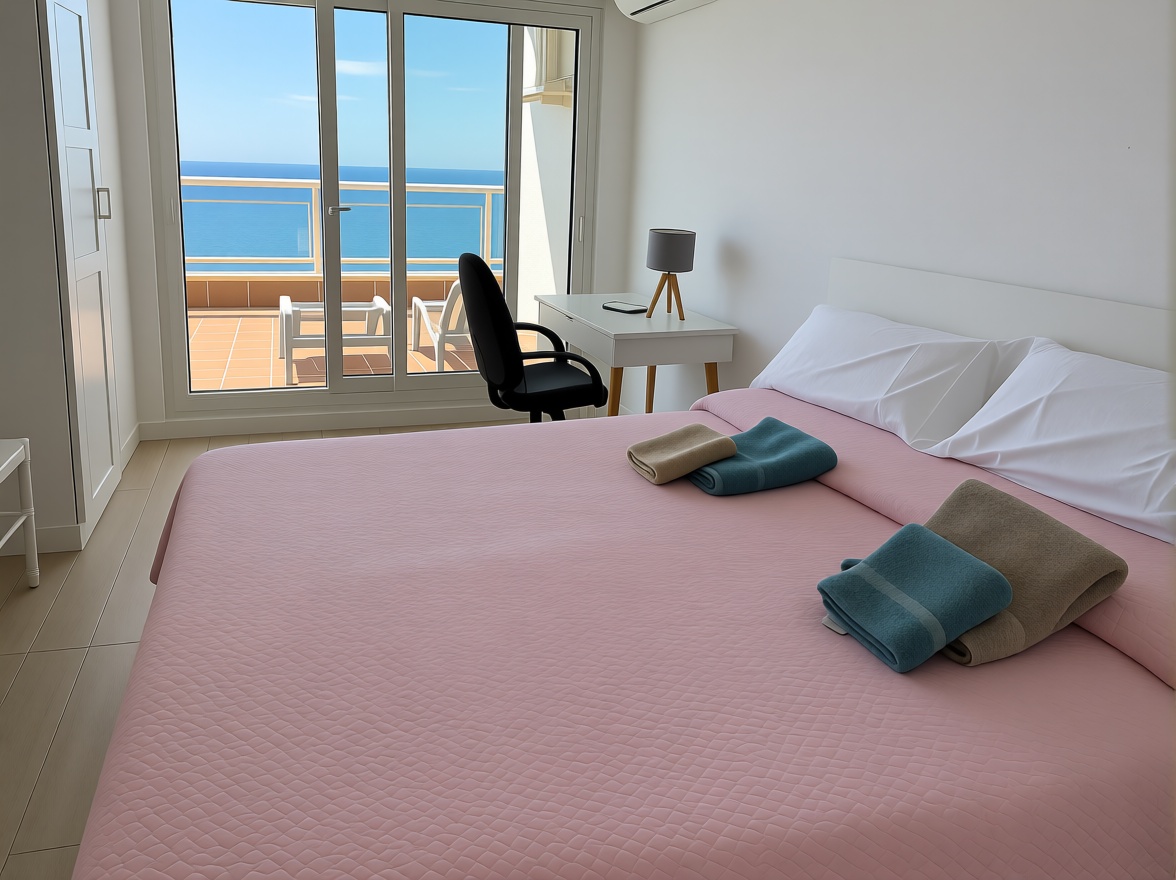 Ático en primera línea de mar en Almería — Dormitorio