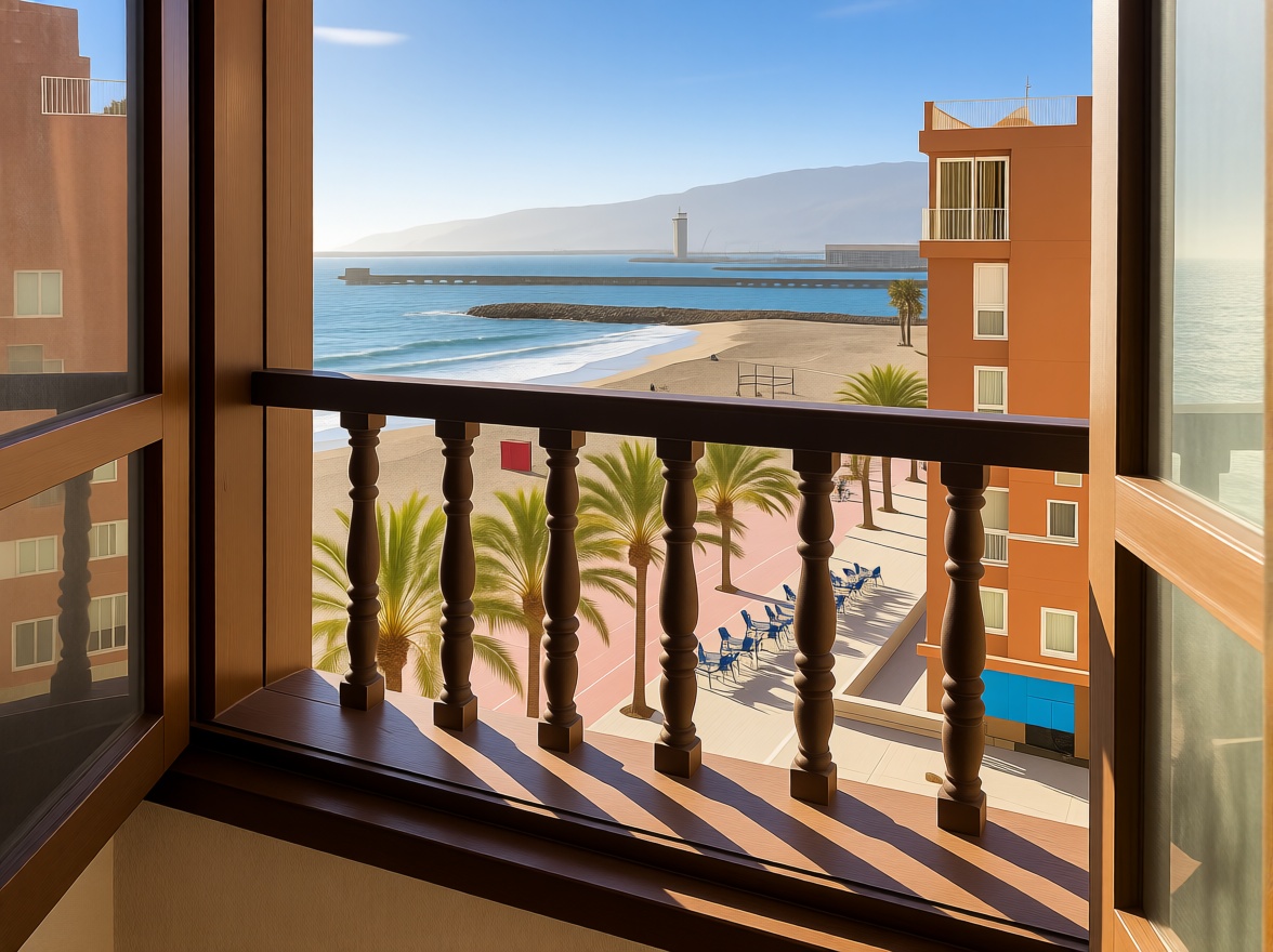 Piso en primera línea de playa en Almería — Vista mar