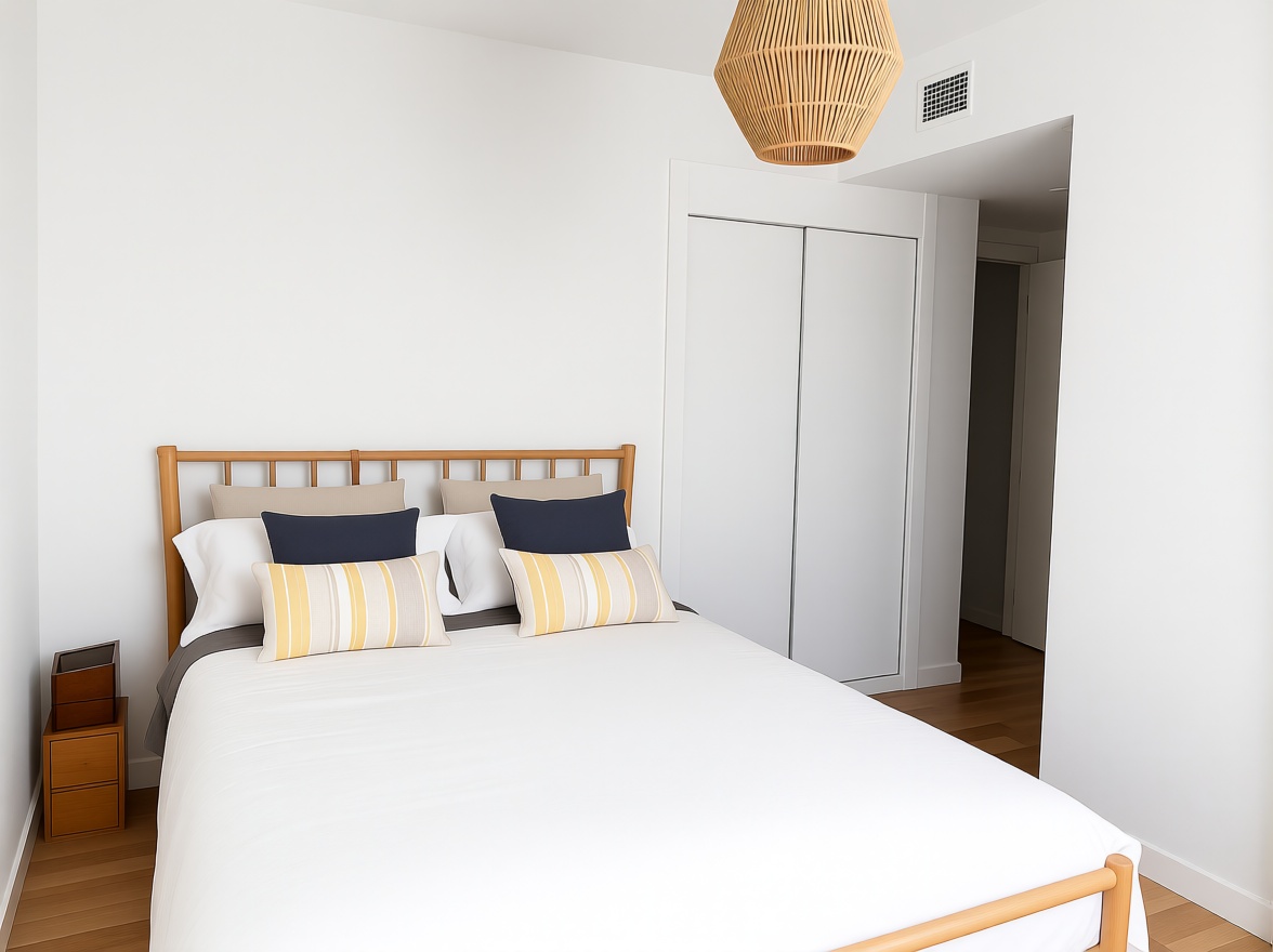 Ático en primera línea de mar en Almería — Dormitorio