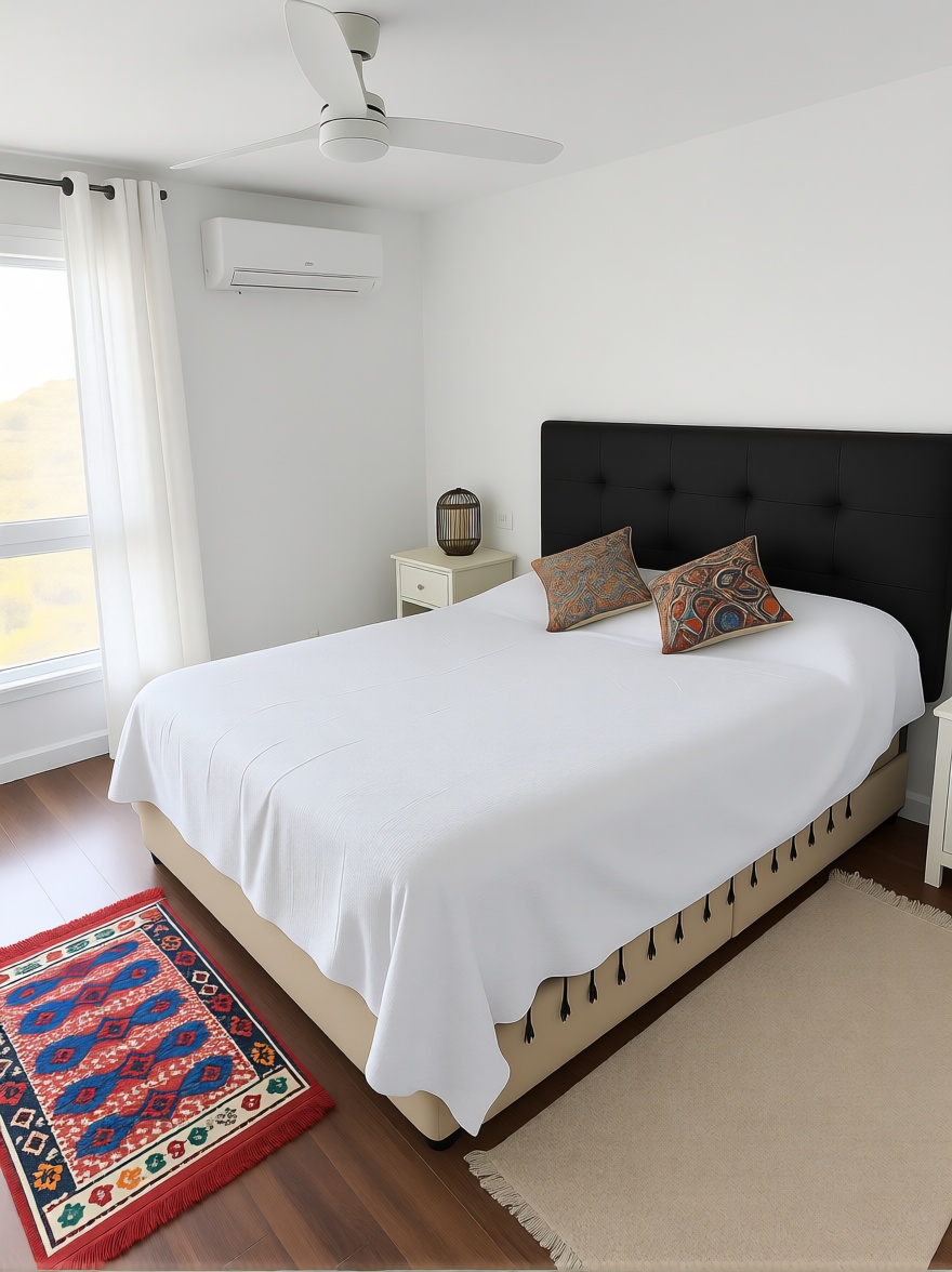 Piso en primera línea de playa en Almería — Dormitorio