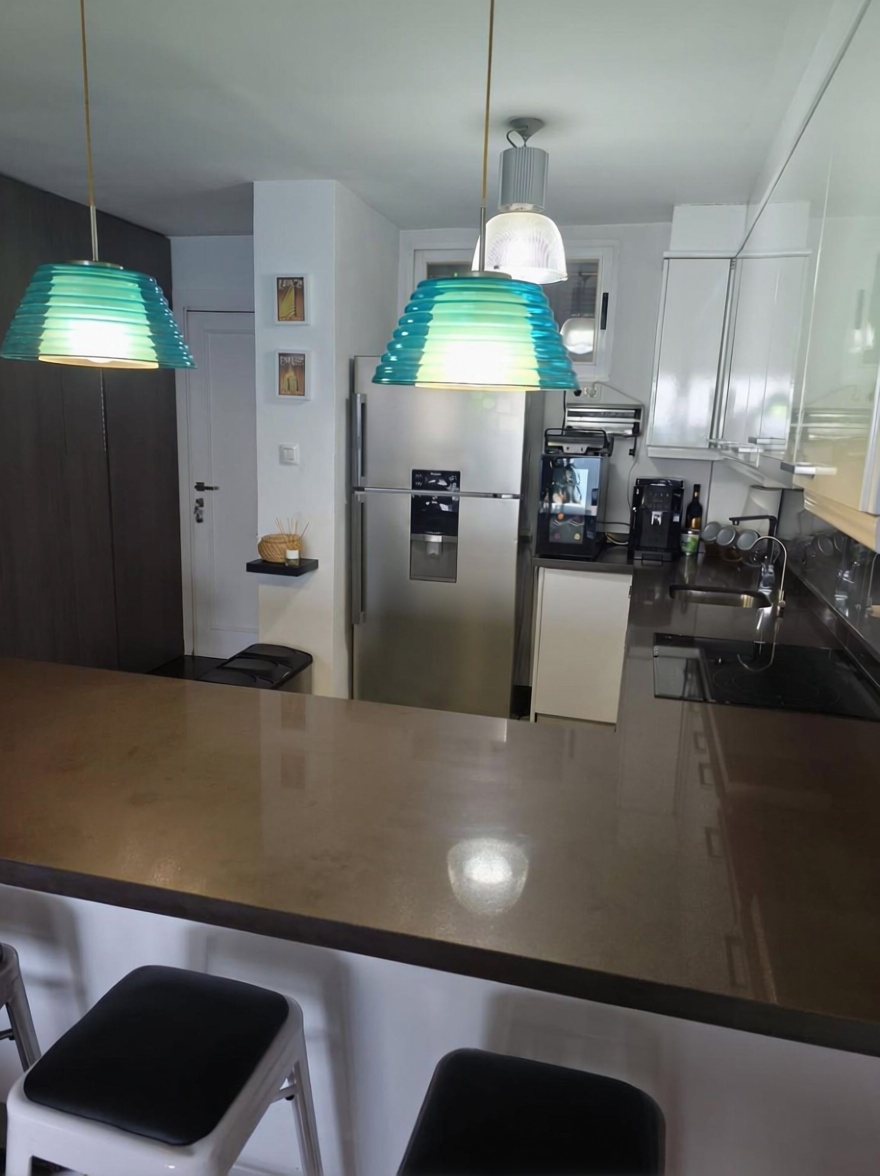 Piso en primera línea de playa en Almería — Cocina