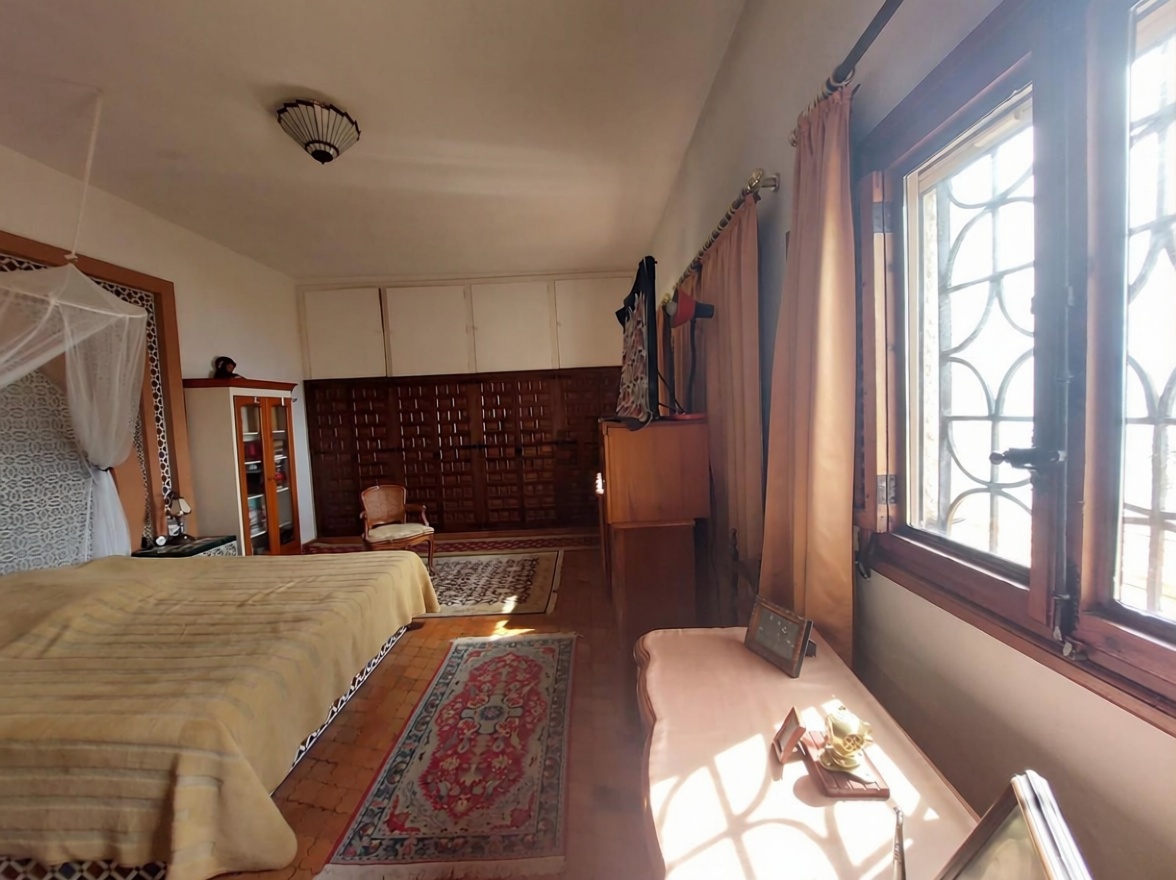 Chalet con acceso directo a playa en Almería — Dormitorio