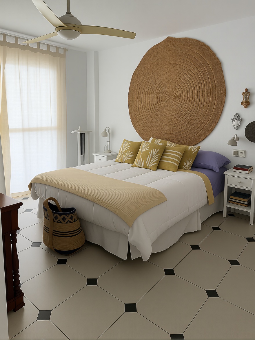 Apartamento em primeira linha de praia em Roquetas de Mar — Quarto