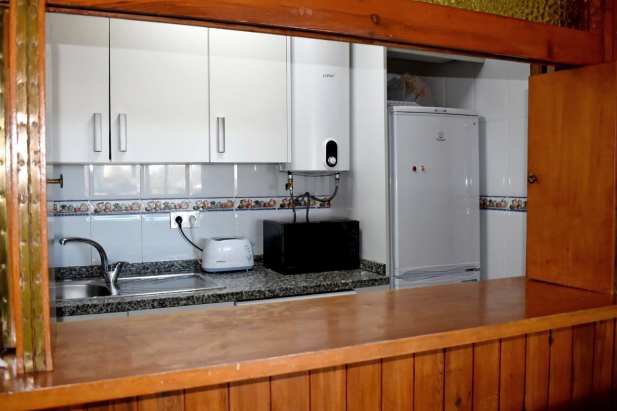 Beachfront flat in Roquetas de Mar — Kitchen