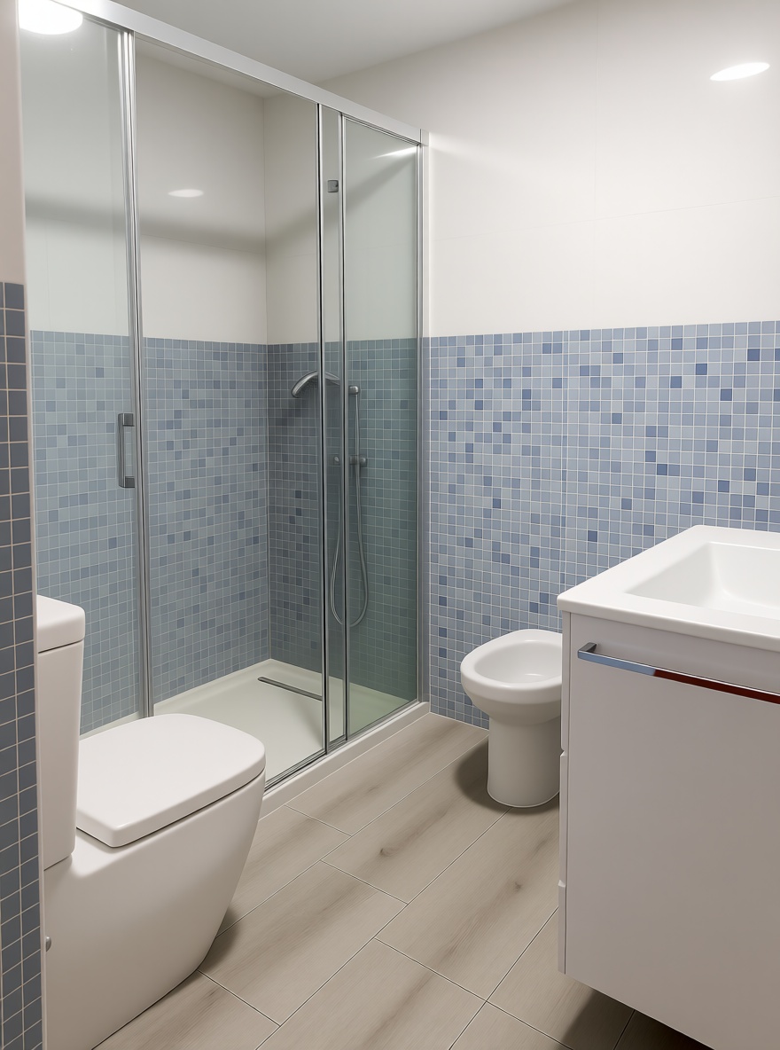 Beachfront flat in Roquetas de Mar — Bathroom
