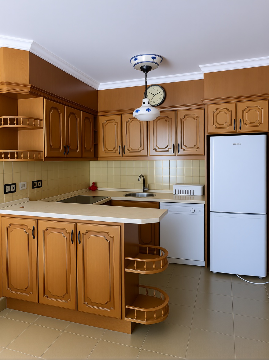 Chalet con acceso directo a playa en Roquetas de Mar — Cocina